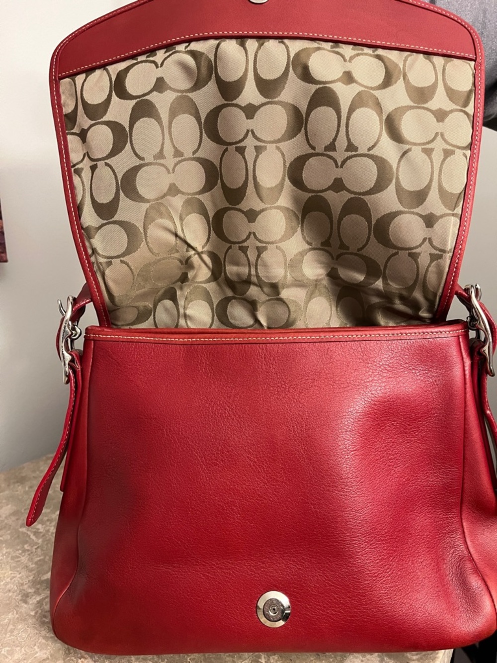 Coach Y2K Leather Flap Bag-2003 - Picture 10 of 13